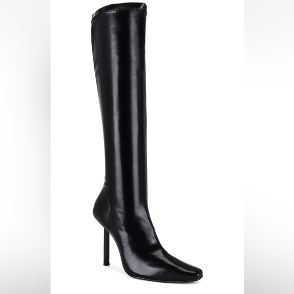 CLOSET CLOSING Revolve La Femme The Whistler Boot in Nero Sz 37 7 Black - Picture 1 of 8